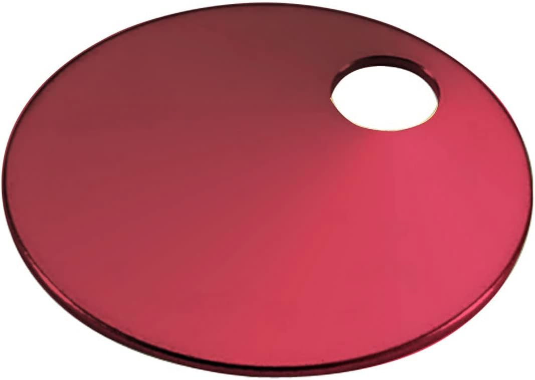 Lucky Line Aluminum Tag, Red 1-1/4 25670 100/box