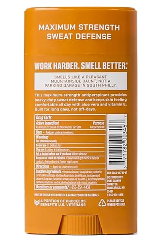 Duke Cannon Sawtooth Trench Warfare Antiperspirant Deodorant for Men – Alpine Air & Cedarwood Scent, 3 oz – Long-Lasting Sweat Protection, Paraben-Free