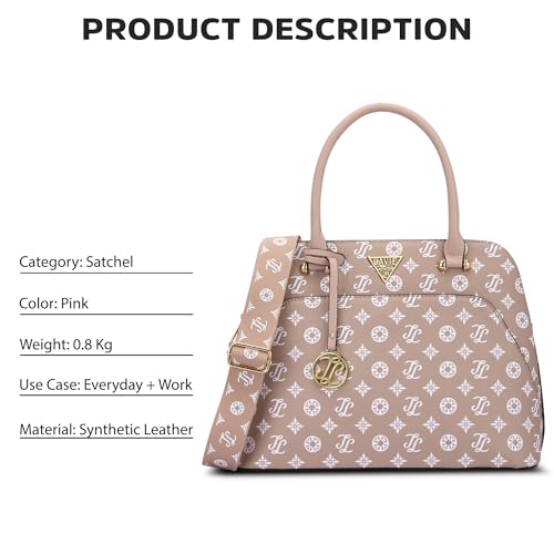 Image of Lavie Signature Women's Mono Ozerk Satchel Handbag for Women | Satchel Bag for Work | Ladies purse | Stylish Shoulder Bag | Gift For Women
