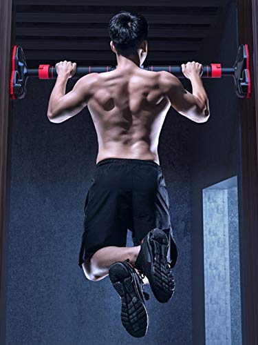 Barre De Traction en Acier Portable, Barre d'exercice De Pull-up De Mur Non Perforée, 96-135cm Réglable, Charge Sécuritaire 250kg – Image 4