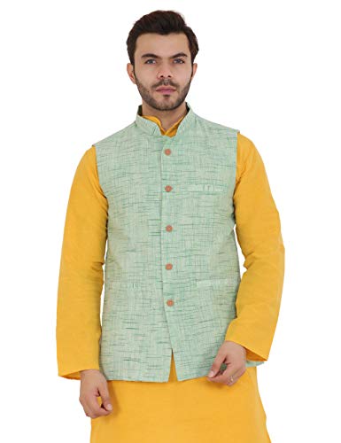 Image of LATEST CHIKAN Men's Textured Nehru Jacket