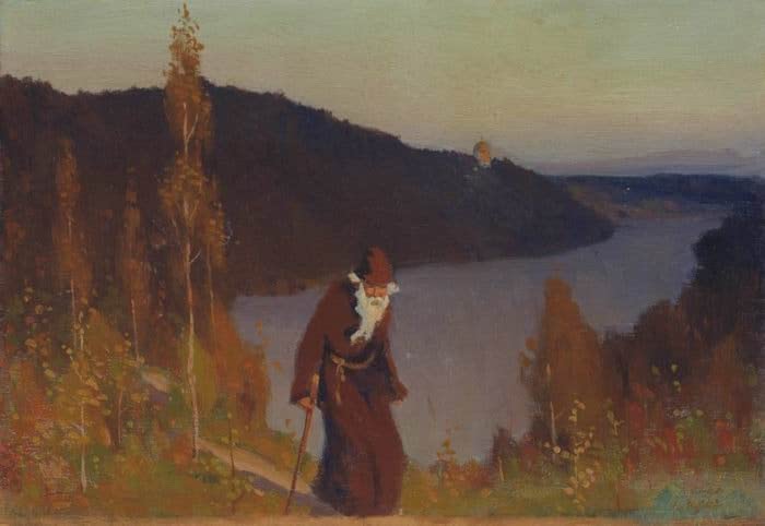 Tableau Toile Silence de Mikhaïl Nesterov Peinture Décorative Fine Art