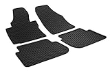 vw touran gummimatten kofferraumwanne set Front-Matten inkl. Clips. Ovale Clips liegen bei. Bei Bedarf ganz einfach tauschbar.