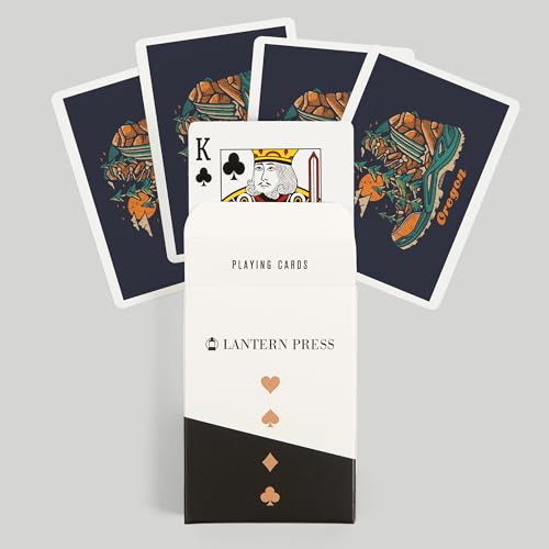 Baraja Lantern Press Oregon, 52 cartas tamaño póker miniatura 6