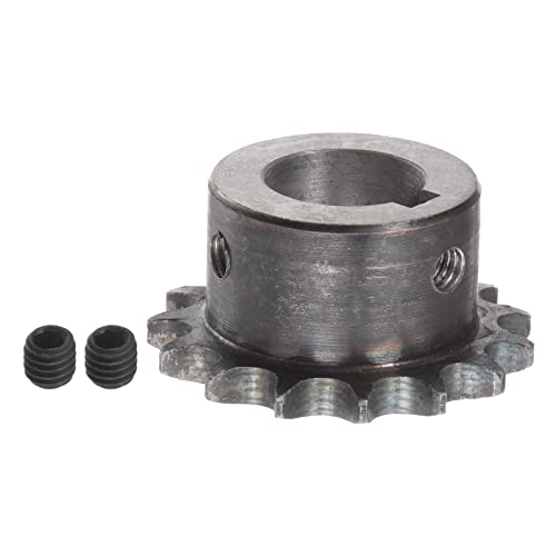 sourcing map 06B Rollenkettenrad 15T Teilung 3/8 20mm Bohrung A3 Kohlenstoffstahl