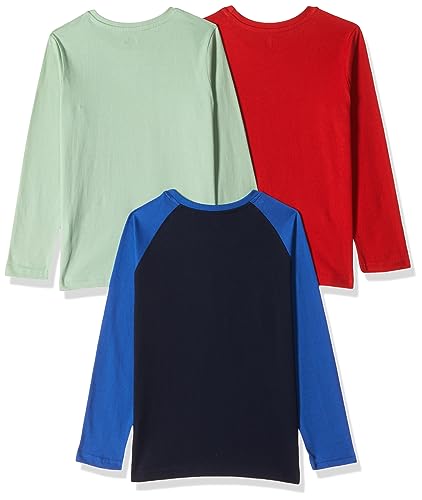 Image of Amazon Brand - Jam & Honey Boy's Printed Regular Fit Full Sleeves T-Shirt | Age 2-12 Years