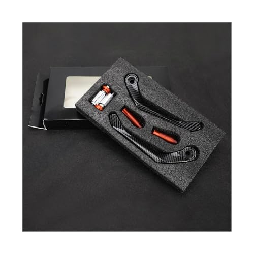 �ɓK������ �V���o�[ �ɓK������ �E�B���O �pGT400 GT600 2001-2016-2017 �I�[�g�o�C CNC �A�N�Z�T���[ �n���h���o�[ �O���b�v �u���[�L �N���b�` ���o�[ �K�[�h �v���e�N�^�[(Orange)