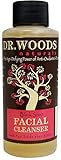 Dr. Woods Travel Trial Size Bottle, Raw Black Facial Cleanser with Shea Butter, 2 Ounce