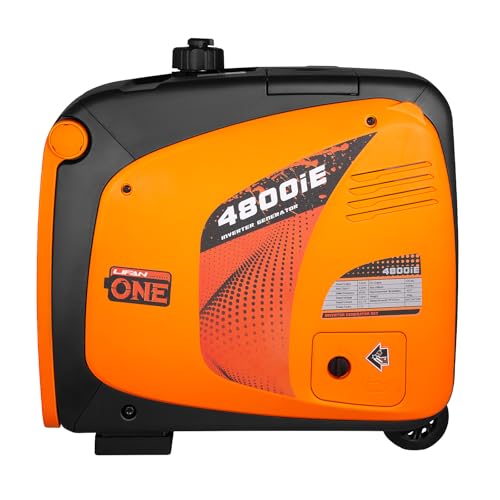 Image of LIFAN 4800W Portable Inverter Generator with Remote Electric Start, Super Quiet Gas Powered Engine, 30A RV Ready Outlet & CO-Minder Sensor, EPA Compliant for Camping, Travel Trailers & Home Backup