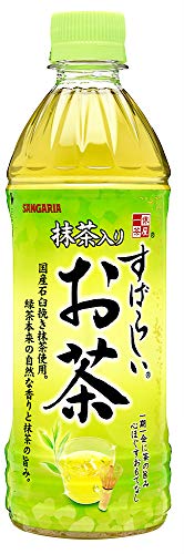 サンガリア すばらしい抹茶入りお茶 500ml×24本