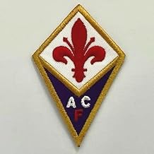 Fiorentina Iron-On Embroidered Patch (2 Pcs) – Dimensions: L 5.8 cm x H 8.5 cm – Made in Italy