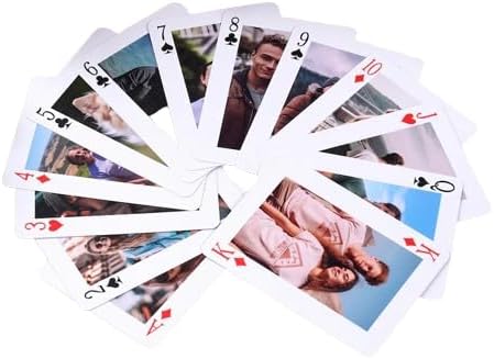 Custom Playing Cards - Personalized Playing Cards with Photo or Text, Customized Deck of Cards Themed to Write On, Customizable Poker Cards for Pet, Anniversary, Business Logo