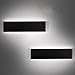 Produktbild 2 Stücke LED Wandlampen Innen 12W Wandleuchten Up Down Wandlicht weiß 6000K Aluminium Wandlampe