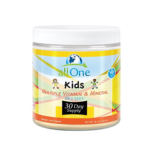 allOne Kids Multiple Vitamin & Mineral Powder | Once Daily Multivitamin Powder for Children w/ Whole Food Rice Base | Sugar Free, Vegan | 30 Servings allOne Kids Multiple Vitamin & Mineral Powder | Once Daily Multivitamin Powder for Children w/ Whole Food Rice Base | Sugar Free, Vegan | 30 Servings