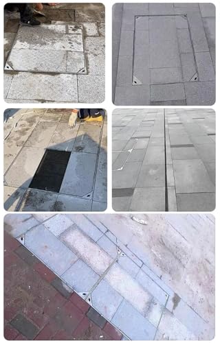 Cubiertas de tanque séptico de acero inoxidable con tapa de registro cuadrada 6