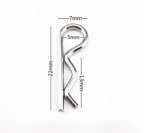 Yueton 50Pcs Rc Car Parts Truck Buggy Vehicles Shell Replacement 1/8 1/10 Scale Bent Body Clips #TOP3