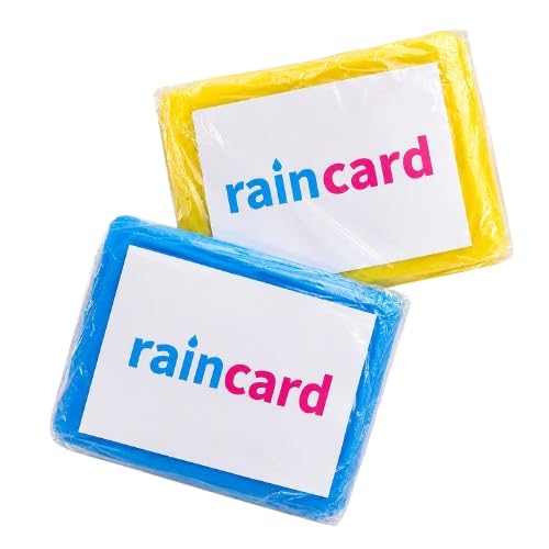 Reusable Rain Card for Kids & Adults | Pocket Size Emergency Disposable Raincoat | Lightweight Waterproof Rain Poncho | Travel, Bike, Trekking & Outdoor Use | Assorted Colours | Combo Pack of 2-image-13