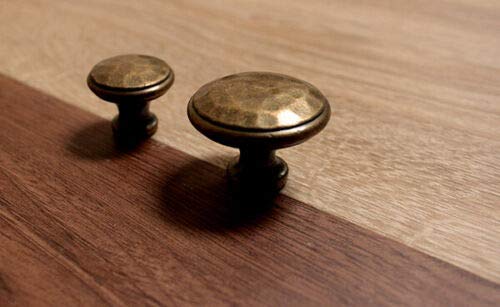 Infinity Decor Antique Cabinet Cupboard Cast Iron Knobs Wardrobe Chest Drawer Handles 30mm 40mm (419 Small)