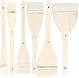 Cepillo de lana ampliamente utilizado: con buena absorción de agua y flexibilidad, el cepillo plano para mermelada se puede utilizar para mezclar sustratos como acuarela, acrílico, pintura, pasta o barniz, y luego se utiliza para crear pinturas de acuarela, pinturas al óleo, especialmente esmaltes de cerámica. Herramientas esenciales para pintores y estudios personales de artistas.