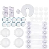 “36-Piece Baby Proofing Kit – Magnetic Cabinet Locks, Clear Corner Protectors, Outlet Covers, Stove Knob Covers & More – No-Drill Easy Installation Child Safety Set for Home”