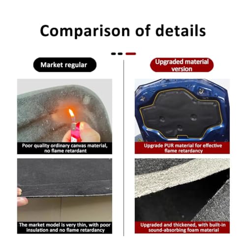 Tapis d'isolation capot contre bruit et chaleur Nissan X-Trail T32