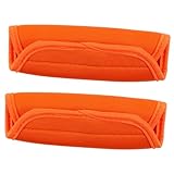 Yardenfun 2 Piezas Fundas para Asas de Maleta de Neopreno Cómodas y Resistentes para Proteger Manos y Equipaje Viajes Color Naranja Compatibles con Maletas Bolsos y Cochecitos Fáciles de