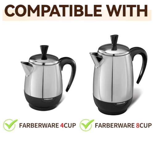 Image of 250PCS Percolator Coffee Filters For Farberware Coffee Percolator 4Cup & 8Cup