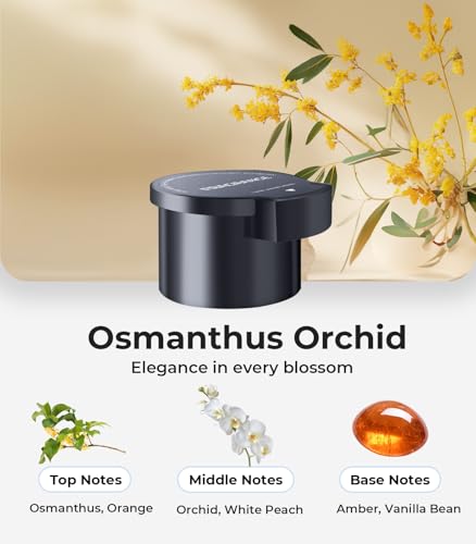 Image of Hitolza Car Air Freshener Refill - Pack of 2, Can be Used for 4~6 Months - Made with Natural Plant Extracts - Osmanthus Orchid