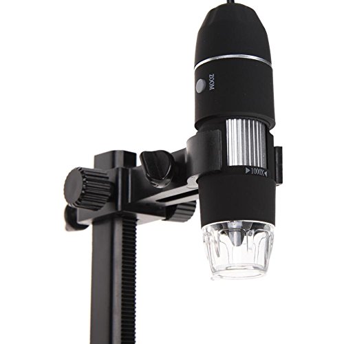 Image of Digital Microscope Pocket Handheld USB Microscopes, 50x-1000x Zoom Fixed Focus HD Magnifier with LEDs, Inspection Camera Compatible with MacBook, Windows PC