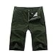 Legogo Pantaloni Cargo da Uomo in Cotone per attività all'Aria Aperta, Spiaggia, Lavoro Verde Acceso. 36