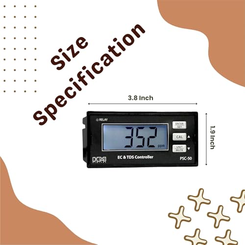 Image of HM DIGITAL PSC-50 Single Line TDS /EC Mini Controller With One Year Warranty Digital TDS Meter