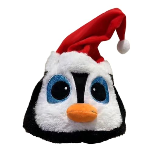 Uonguon Sombrero eléctrico de Navidad, accesorios divertidos para fiestas, sombreros de vacaciones novedosos con luz, sonido, para cabina de fotos, espectáculos, vacaciones, carnaval