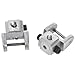 2 x Scroll Cutter Sheet Holder Metal Clamp Conversion Tool Pinless Adapter for Projects Pull