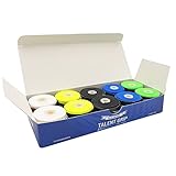 G-Lueck 10er Set Tennis Griffband (sehr griffig) | 0,50-0,60mm Stärke | Overgrip für Squash Badminton Schläger & Kicker inkl. selbstklebendes Abschlußband | Anti-Rutsch (Mix)