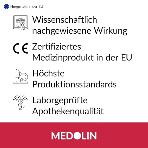 Medolin® Warzenpflaster - Pflaster Warzenmittel mit Salicylsäure - Besonders schonend - Einfache Anwendung - Zum Warzen entfernen, 22 Stück