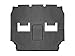 WeatherTech Custom Fit FloorLiner for Chrysler Pacifica -One Piece - 2nd and 3rd Row Coverage (Black)