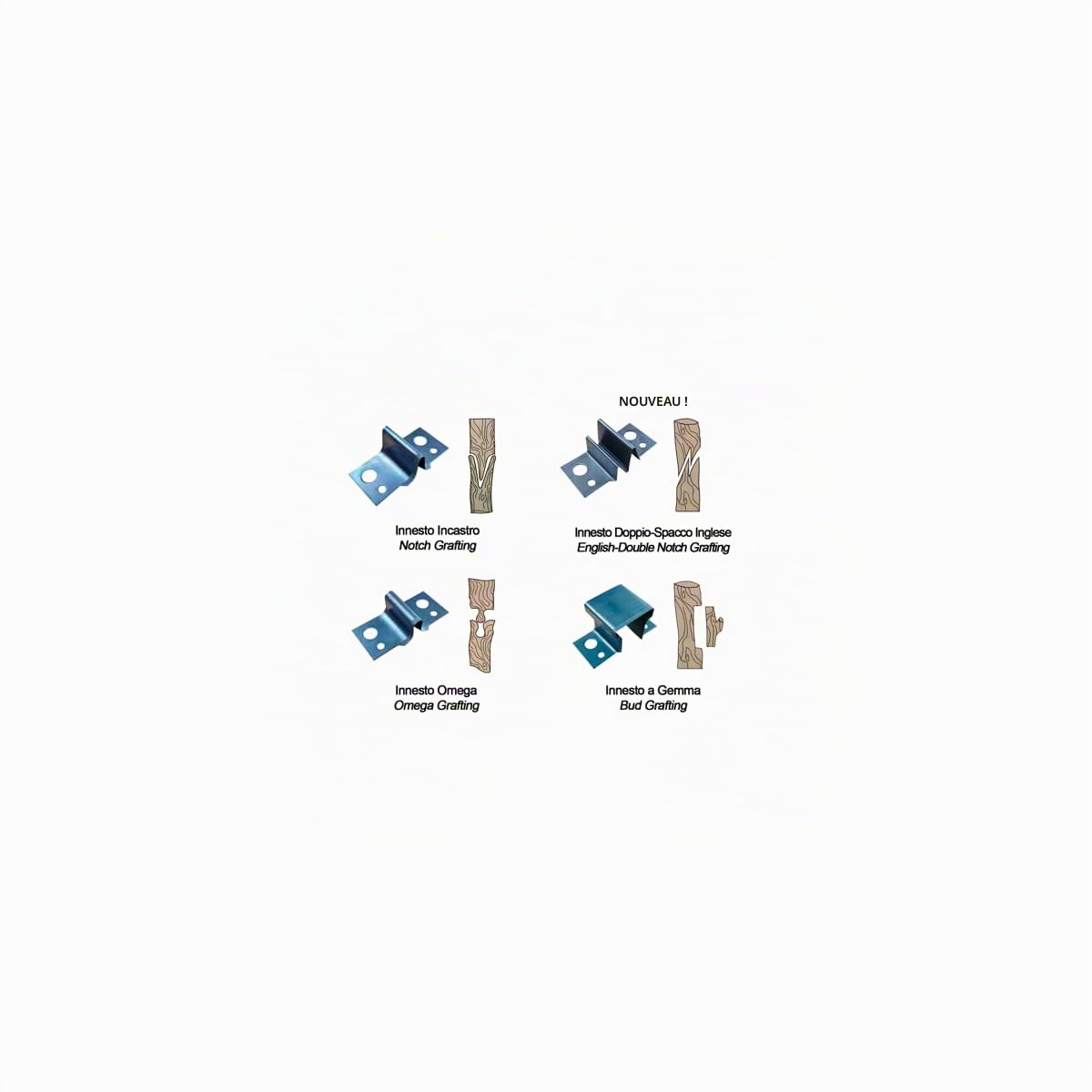 Pinza innestatrice - 4 lame incluse 1524004