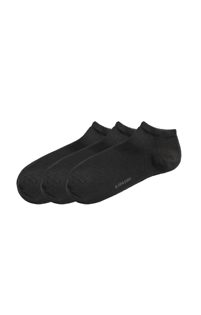 Björn Borg Essential Ankle Socks 3-pack Black, 35-38