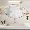 Oval Bathroom Mirror,16X24 inch Oval Frameless Mirror, Frameless Mirrors for Bathroom,Beveled Bathroom Mirror.