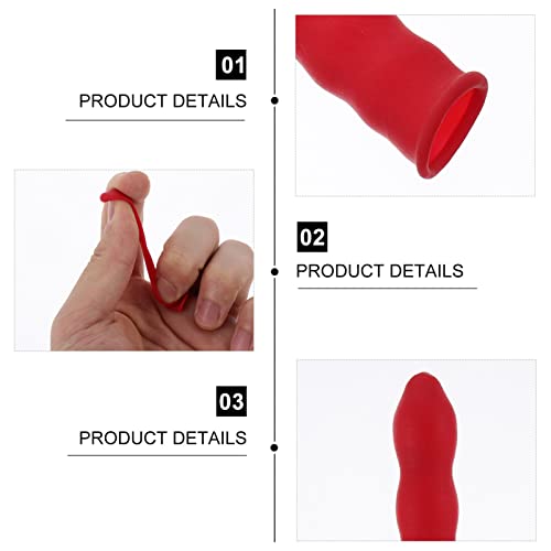 balacoo 150 piezas tapas para sellado de masilla color rojo para preservar tubos abiertos y evitar humedad miniatura 7