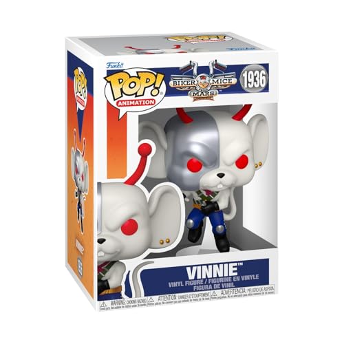 Funko Pop! Animation: Biker Mice from Mars - Vinnie - Figura de Vinilo Coleccionable - Idea de Regalo - Mercancia Oficial - Juguetes para Niños y Adultos - Cartoons Fans - Muñeco para Coleccionistas