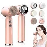 Gesichtsreinigungsgerät, ADDLIVE 6 in 1 Gesichtsbürste Elektrisch, 2 Modus Elektrische Gesichtsreinigungsbürste, Reinigungsbürste Gesicht, 360° Drehung, Gesichtsreinigung Gerät für Männer und Frauen
