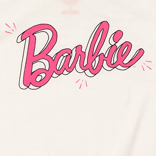 Barbie Little Girls Graphic T-Shirt and Shorts Outfit Set Pink/White 6 - image 5