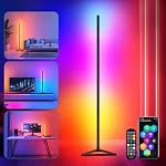 AmzFan – LED Stehlampe Wohnzimmer Dimmbar - 140cm Abnehmbar Stehlampe