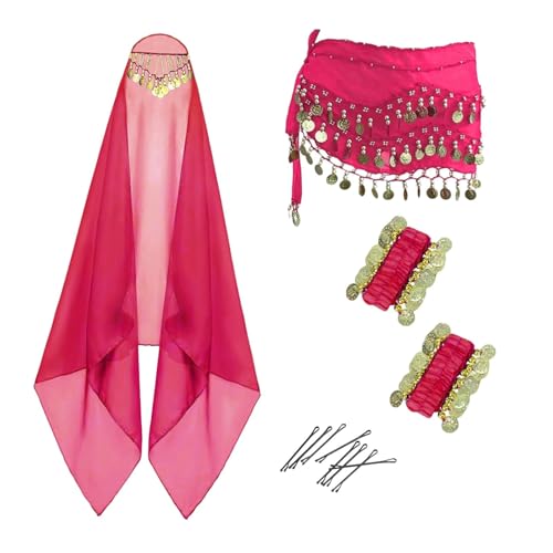 Tenue de danse orientale et foulard de hanche confortable pour costume de scène sans gêne