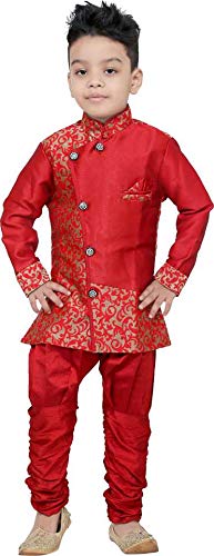Peacewave Boys Festive & Party Kurta and Pyjama Set
