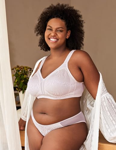 Image of Wingslove Women's Full Coverage Non Padded Comfort Minimizer Wire-Free Bra Plus Size