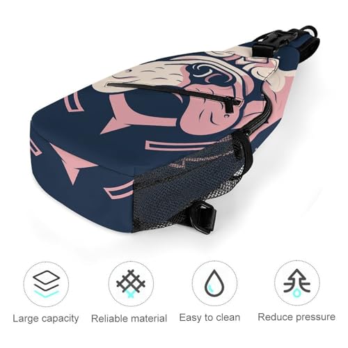 Bolsa tipo Sling para hombro y pecho para hombre y mujer miniatura 5