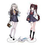 崩壊スターレイル 崩スタ STARRAIL グッズ 人気キャラクター アクリルスタンド 刃 銀狼 羅刹 ホタル 花火 ゲーム かわいい アニメ 制服姿JK (ホタル/花火)