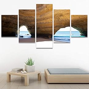 SIGNWIN 5 Panel Canvas Wall Art Modern Art...
